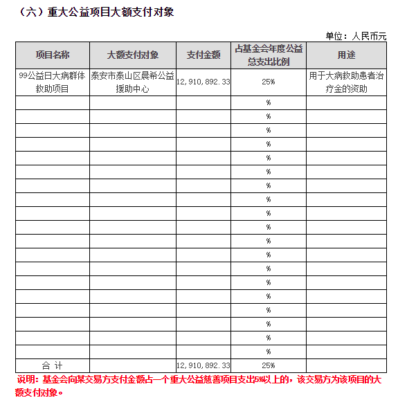 2018年泰山慈善基金会年度检查报告(图9)