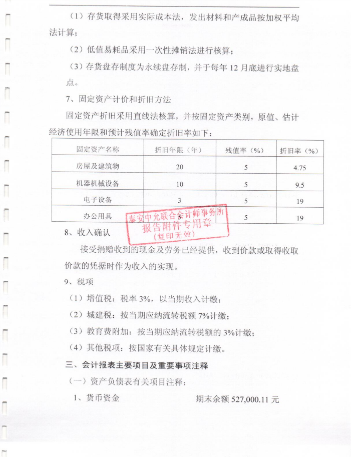 泰山慈善基金会2019年度审计报告(图9)