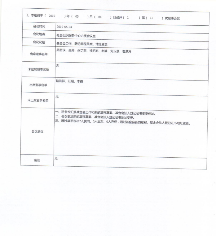 2019年泰山慈善基金会年度检查报告(图5)