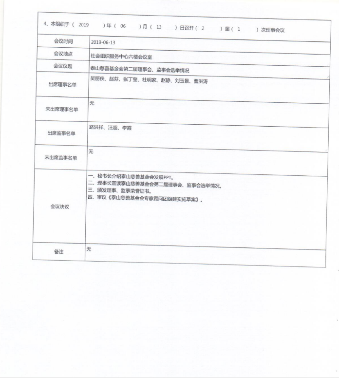 2019年泰山慈善基金会年度检查报告(图6)