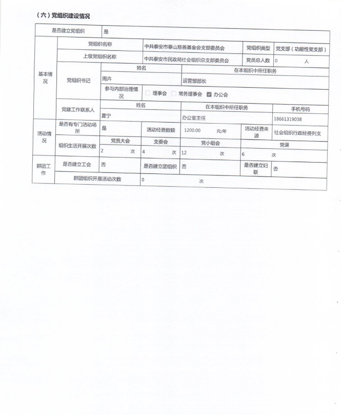 2019年泰山慈善基金会年度检查报告(图12)