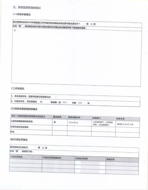 2019年泰山慈善基金会年度检查报告(图41)