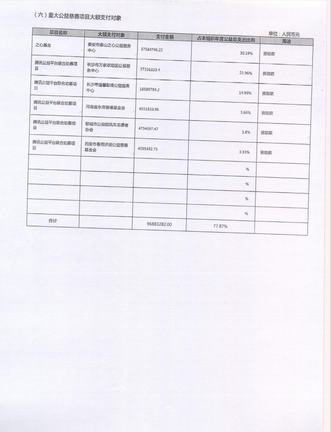 泰山慈善基金会2020年度工作报告(图19)