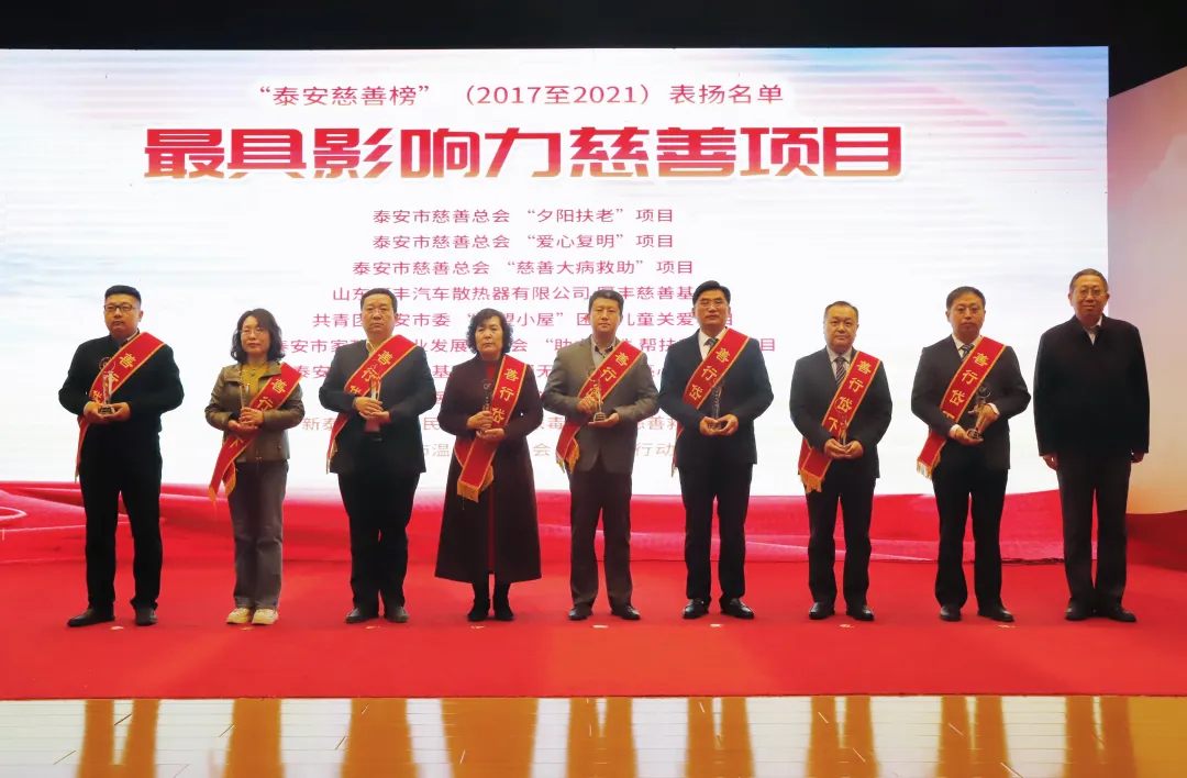泰安慈善榜名单公布    基金会获多项荣誉(图4)