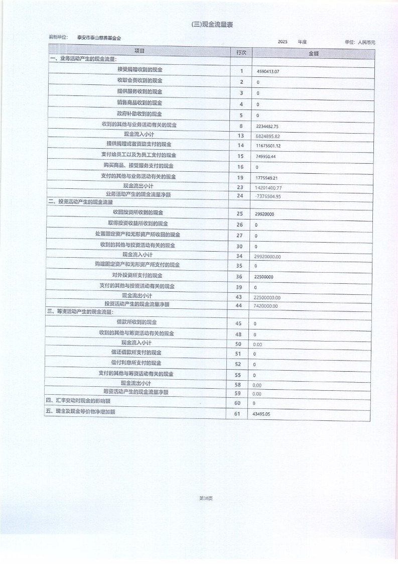 泰山慈善基金会2025年年报(图84)