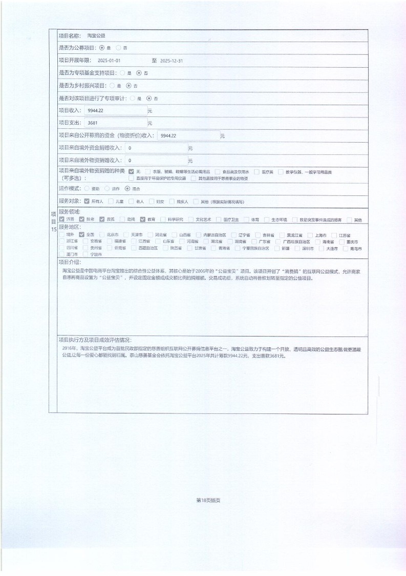 泰山慈善基金会2025年年报(图40)