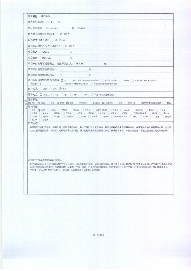 泰山慈善基金会2025年年报(图38)