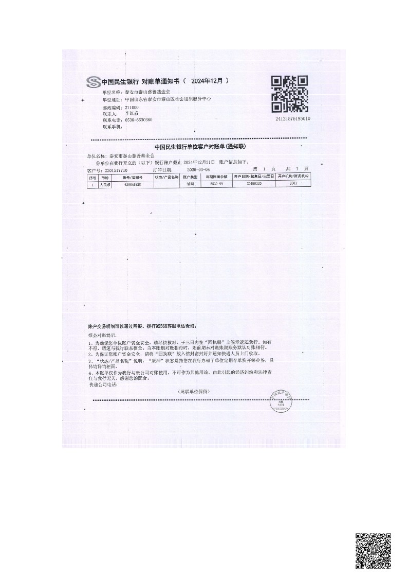 泰山慈善基金会2024年审计报告(图24)