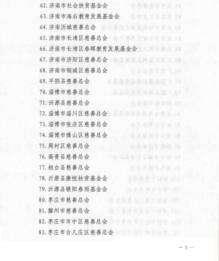 泰山慈善基金会取得公益性捐赠税前扣除资格(图5)