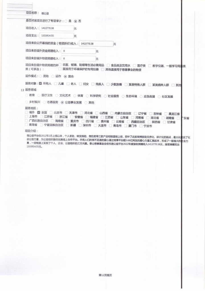 2022年泰山慈善基金会工作报告(图30)
