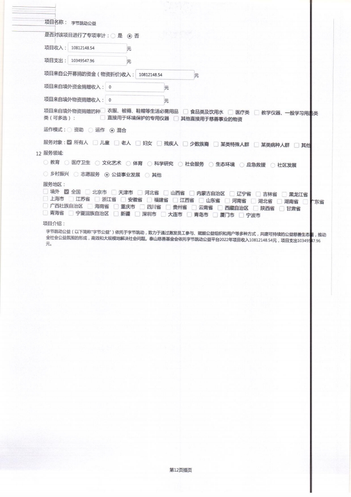 2022年泰山慈善基金会工作报告(图29)