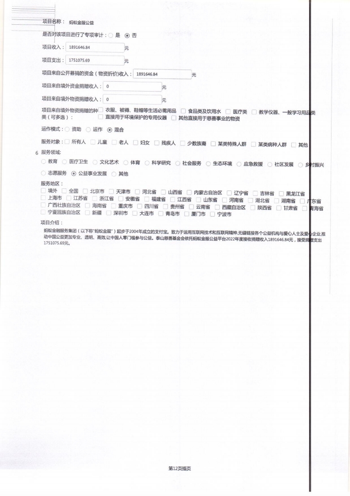 2022年泰山慈善基金会工作报告(图23)
