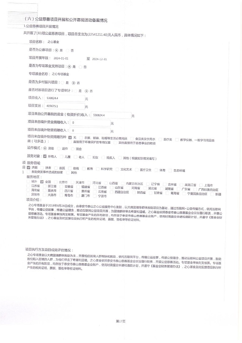 泰山慈善基金会2024年工作报告(图22)