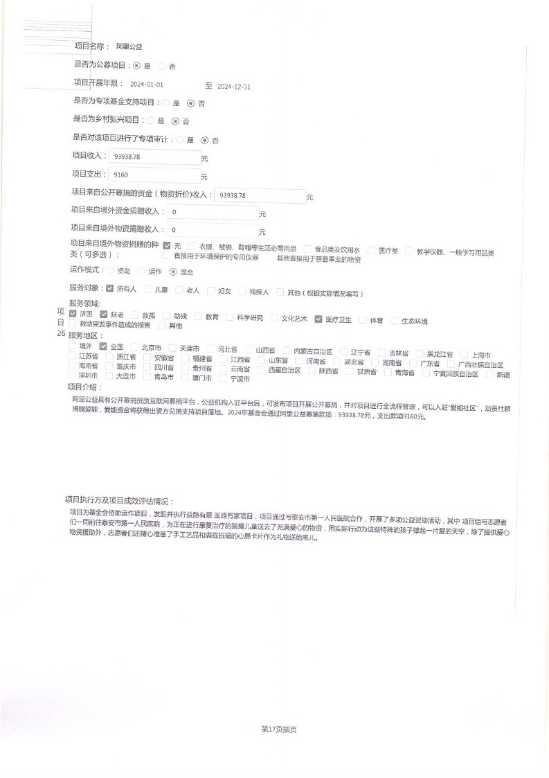 泰山慈善基金会2024年工作报告(图47)