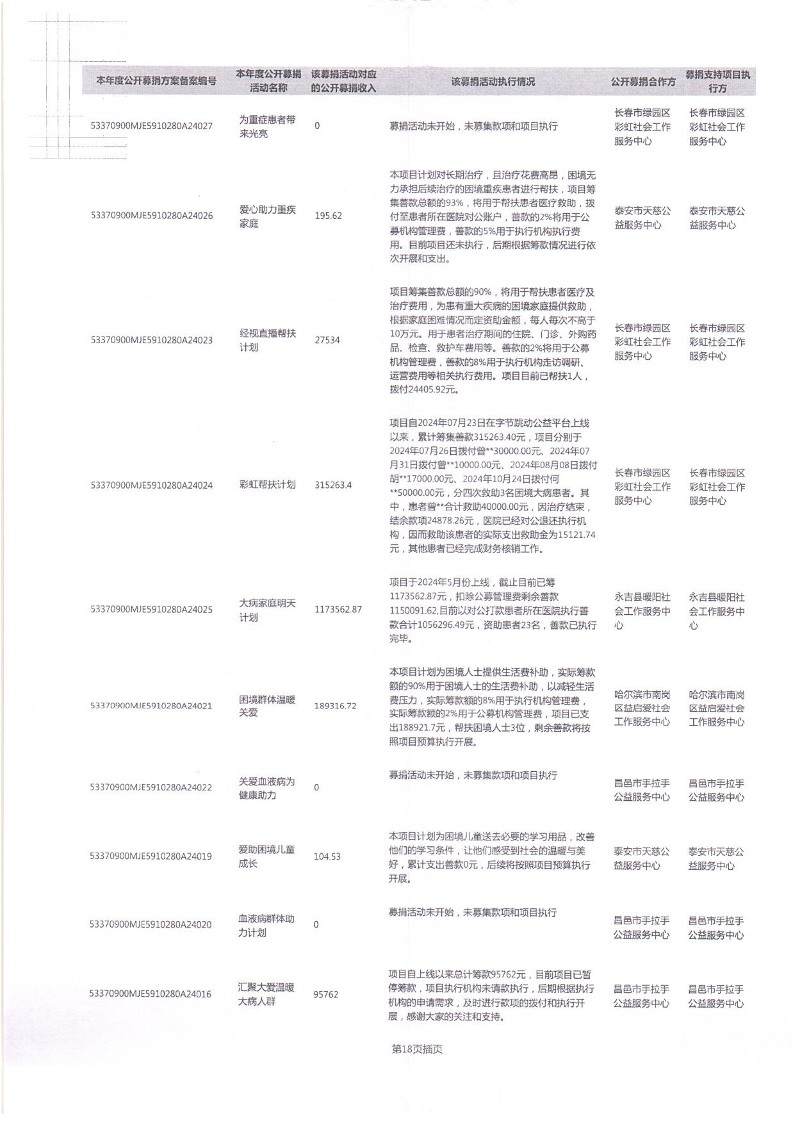 泰山慈善基金会2024年工作报告(图56)